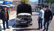 KPSS’ye Girdi, Otomobili Alev Aldı!