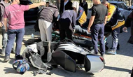 Motosiklet Otomobile Çarptı
