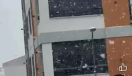Gümüşhacıköy’de Nisan Sürprizi: Kar Yağışı Şaşırttı