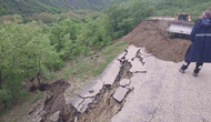 Amasya’da Heyelan Meydana Geldi