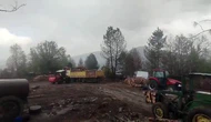 Orman İşçilerinin Yakınına Yıldırım Düştü!