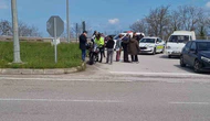 Motosiklet ile Otomobil Çarpıştı: 1 Yaralı