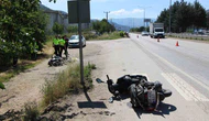 Amasya’da motosikletler çarpıştı: 2 yaralı