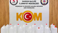 Kaçak Alkol Operasyonu: 90 Litre Etil Alkol Ele Geçirildi