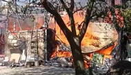 Köylüler Hortumlarla Alevlere Müdahale Etti