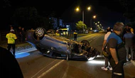 Takla Atan Otomobilden Mucize Kurtuluş!