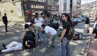 Motosiklet Yayaya Çarptı: 1 Yaralı