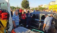 Kavşakta Kaza: Otomobil Sürücüsü Yaralandı