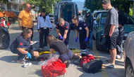 Zincirleme Kaza: Motosiklet Sürücüsü Yaralandı