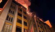Çatıda Çıkan Yangın Paniğe Neden Oldu