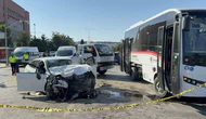 Otomobil ile Halk Otobüsü Çarpıştı: 7 Yaralı