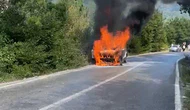 Seyir Halindeki Otomobil Alevlere Teslim Oldu