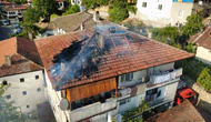 3 Katlı Evin Çatısında Yangın!
