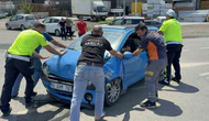Kavşak Kazası: 1 Sürücü Yaralandı