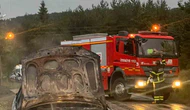 Seyir Halindeki Araç Alev Topuna Döndü