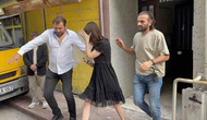 Çatıdaki Genç Kadını Esnaf Kurtardı