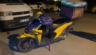 Taksi ile Motosiklet Çarpıştı: Motokurye Yaralandı