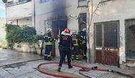 Çorum’da apartman dairesinde çıkan yangın korkuttu