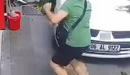 Freni Çekilmeyen Otomobil Yayayı Teğet Geçti