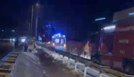 Otomobil Bariyerlere Çarpıp Devrildi: 1 Yaralı