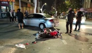 Otomobil ile motosiklet çarpıştı: 1 yaralı