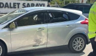 Otomobille motosiklet çarpıştı: 1 yaralı
