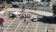 HÜDAPAR’ın Gazze standında gerginlik: Polis kavgayı önledi