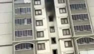 9 katlı binada çıkan yangın paniğe neden oldu: 5 kişi hastaneye kaldırıldı