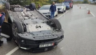 Otomobil takla attı: 1 yaralı