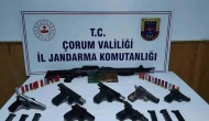Çorum’da kaçak silah operasyonu