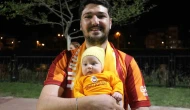 Amasya’da Galatasaraylı çift, 25. şampiyonluğu 52 günlük bebekleriyle kutladı