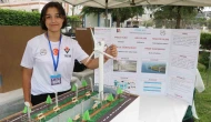 Amasyalı öğrenciler Yeşilırmak Nehri’nin üstünde elektrik üretecek rüzgar türbini tasarladı