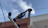 Bacadan çıkan kıvılcımlar itfaiyeyi harekete geçirdi
