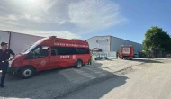 Balık işleme tesisinde yangın paniği