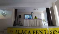 Çorum’un Alaca ilçesinde lise öğrencilerine motosiklet güvenliği semineri