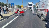 Feci kazada ağır yaralanan motosiklet sürücüsü öldü