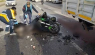 Kamyonla çarpışan motosikletin sürücüsü öldü