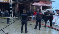Oto döşeme atölyesinde yangın