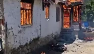 Amasya’da kerpiç ev yangında küle döndü