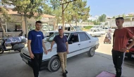 Otomobilin torpidosuna sıkışan yavru kedi, ustaların seferberliğiyle kurtarıldı