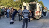 Çorum’da minibüsle çarpışan bisikletli çocuk yaralandı