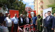 Çorum’da mobil süt sağım makinesi dağıtıldı