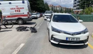Çorum’da otomobil ile elektrikli bisiklet çarpıştı: 1 yaralı