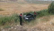 Çorum’da otomobil şarampole uçtu:2 yaralı