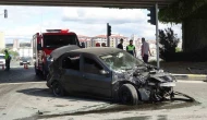 Minibüs ile otomobil çarpıştı: 4 yaralı