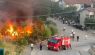 Arı kovanları küle döndü