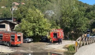 Ormanlık alanda çıkan yangın kısa sürede söndürüldü