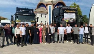16 yıl hapis alan tır şoförünün arkadaşlarından tır konvoyu