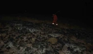 Çorum’da arazi yangının ormana sıçramasını ekipler önledi