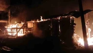 Yangında 1 ton fındık kül oldu
